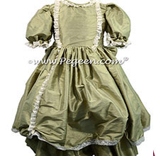 Sage Nutcracker Party Scene Dress Style 397 by Pegeen