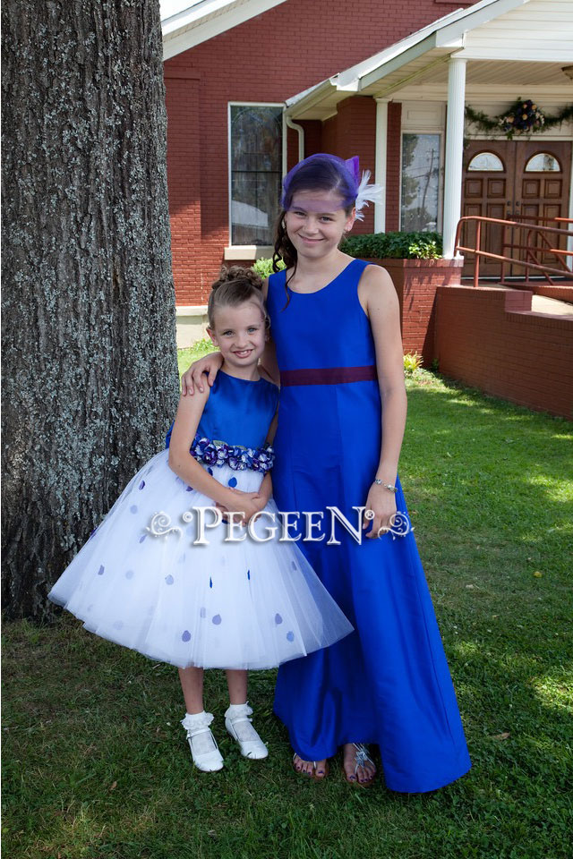 Sapphire Blue Style 305 Jr Bridesmaids Dress