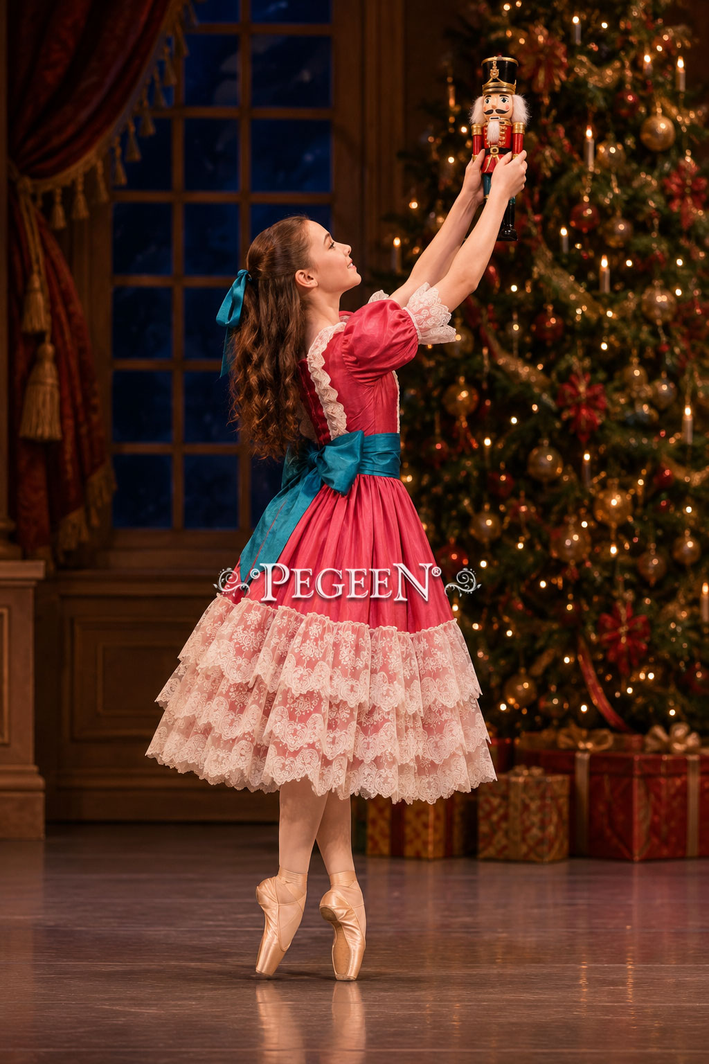 Tropic and Roseberry Pink Nutcracker Dress for the Party Scene
