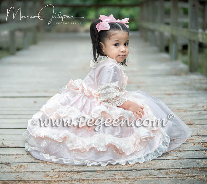 Marie Antoinette flower girl dress for the Nutcracker Ballet