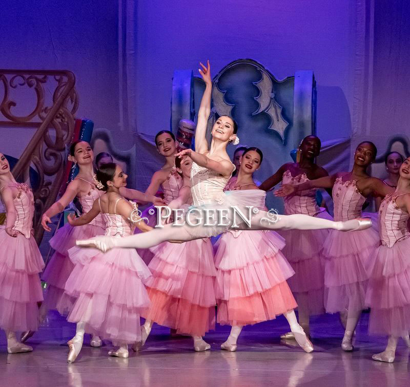 Nutcracker ballet Waltz of the Flowers costumes by Pegeen