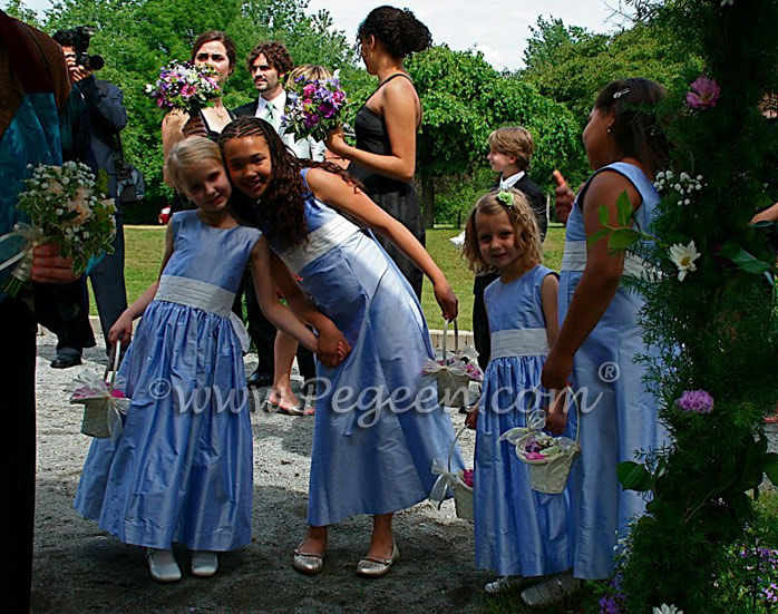 Pegeen Flower Girl Dress in Wisteria