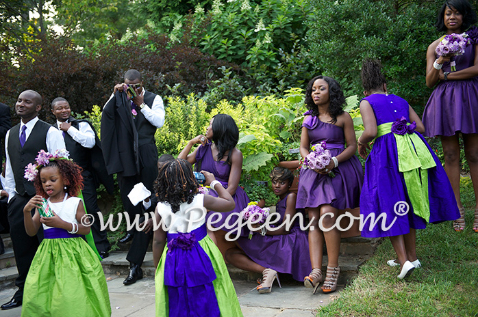 Mardi Gras Wedding: Custom Pegeen Classic Dresses