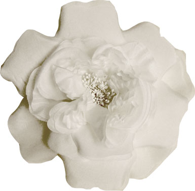 Optional Tami Flower Shown in White