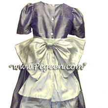 Light Purple or Victorian and platinum flower girl dresses