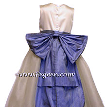 cinderella bow and tulle  flower girl dresses