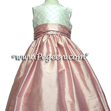 lotus pink flower girl dresses