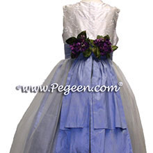 periwinkle flower girl dresses