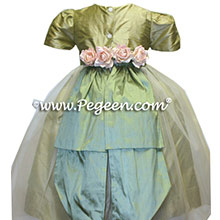 Sage green tulle dresses