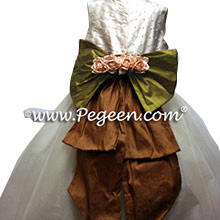 PEARL TULLE CUSTOM FLOWER GIRL DRESSES