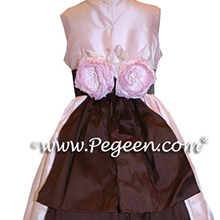 PEONY AND PINK flower girl dresses