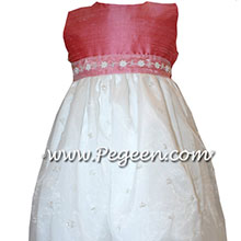 PINK CUSTOM FLOWER GIRL DRESSES
