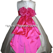 CUSTOM SHOCKING PINK Flower Girl Dresses