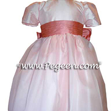 PINK ORGANZA FLOWER GIRL DRESSES