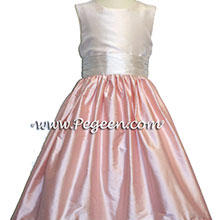 PINK AND LIGHT PINK FLOWER GIRL DRESSES