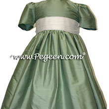 ann taylor flower girl dress in MEADOW GREEN