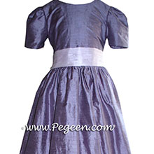 periwinkle flower girl dresses