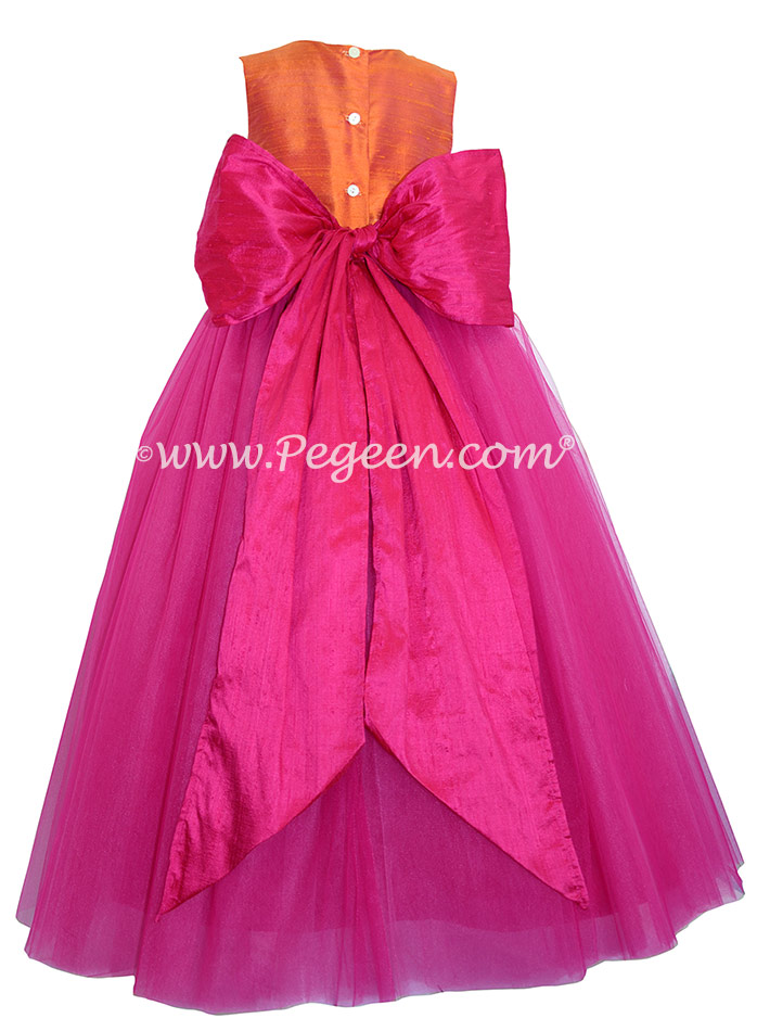 Boing and Mango  ballerina style FLOWER GIRL DRESSES with layers and layers of tulle