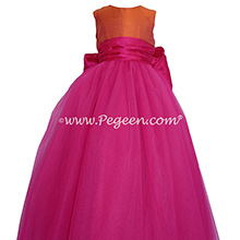 Boing and Mango ballerina style FLOWER GIRL DRESSES with layers and layers of tulle by Pegeen