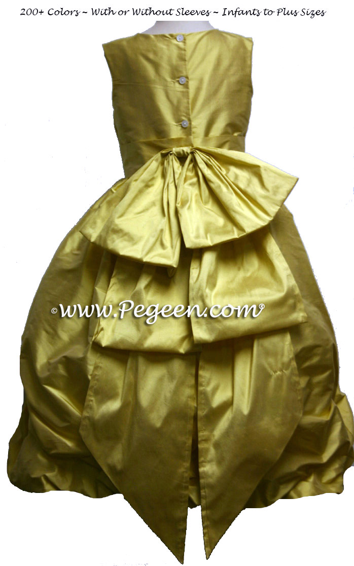 Beauty and the Beast Belle flower girl dress