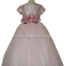 Pink Tulle flower girl dresses