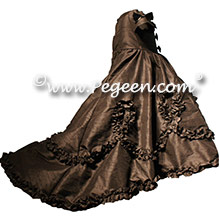 Black  Flower Girl Dresses Style 690