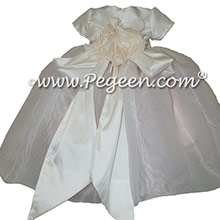 Petal Pink and New Ivory Infant Flower Girl Dresses Style 802