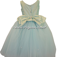 Sea Side Silk with Crystals - Our Opal Fairy Flower Girl Dresses