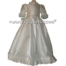 First Holy Communion Dress with Monogramming Style 940 from The Heavenly Whites Collection