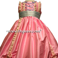 Pink and Blue Nutcracker Dress for Clara or flower girl dress