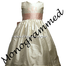 monogrammed flower girl dresses