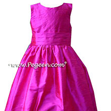 Raspberry Flower Girl Dresses