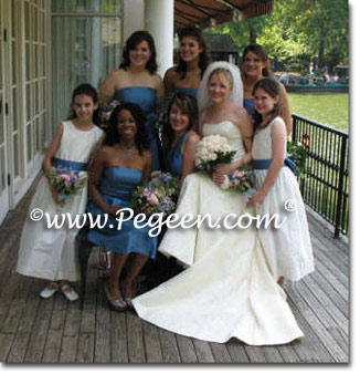 Matching Ann Taylor Junior Bridesmaids dresses by Pegeen