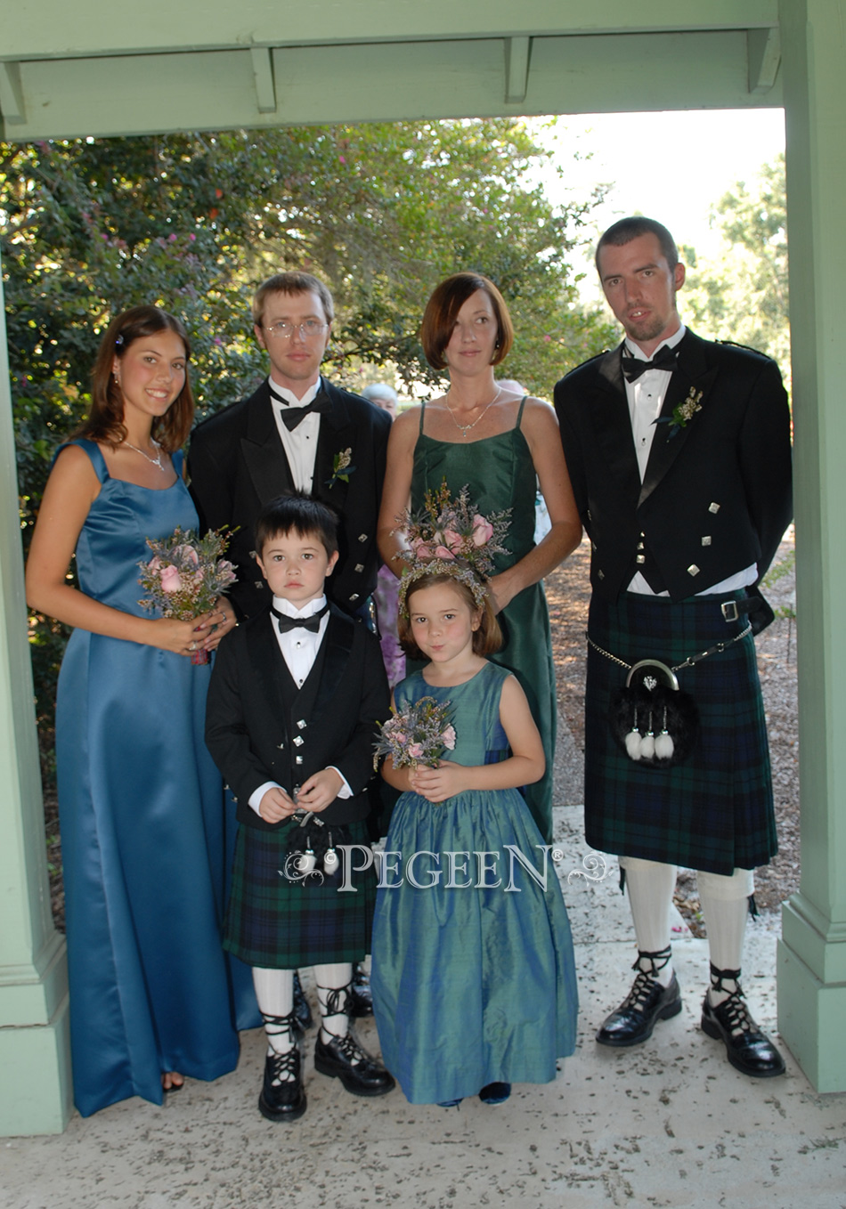 Scottish weddings hazel and plaid flower girl dress by Pegeen