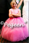 Flower Girl Dress in Pink and Black