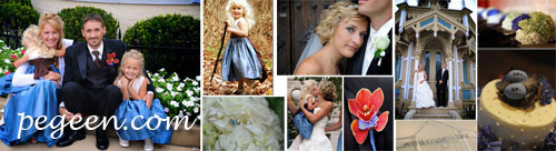 blue and brown chocolate silk couture flower girl dresses