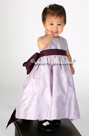 Light lilac or Orchid Flower Girl Dress for Toddler Style 345