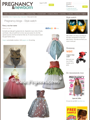 Pregnancy & Newborn Magazine August 2010