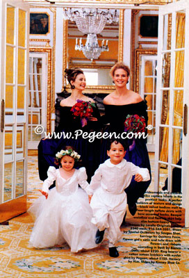 Simple boy's ring bearer suit shown in Bridal Guide