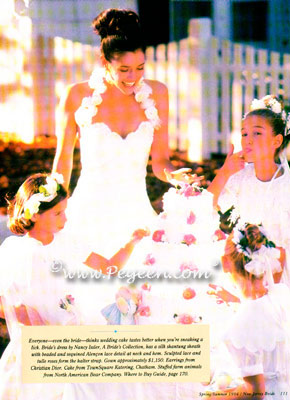 Flower girl dresses by Pegeen shown in NJ Brides