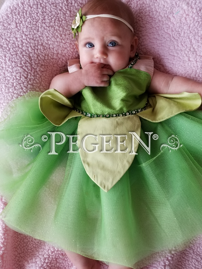 Green Tinkerbell Dress Style 803 from the Fairytale Collection