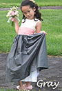 Gray Flower Girl Dresses