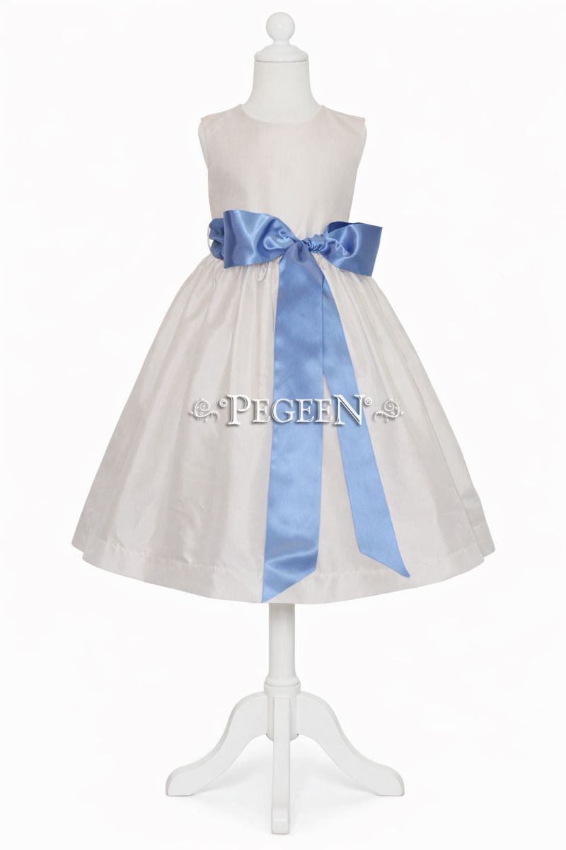 Flower Girl Dress Style 300 - shown in new ivory