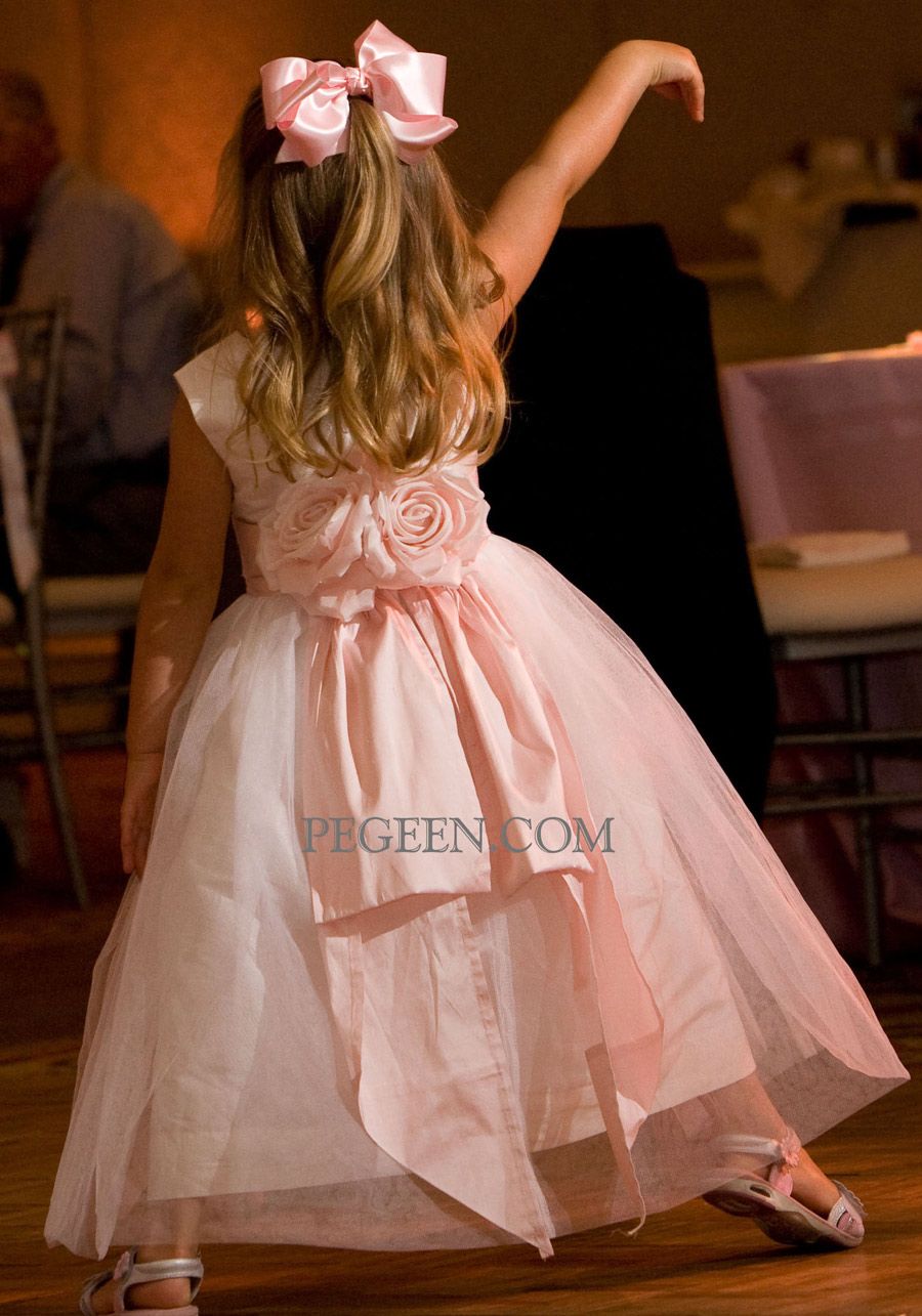 Model for Flower Girl Dress Style 313