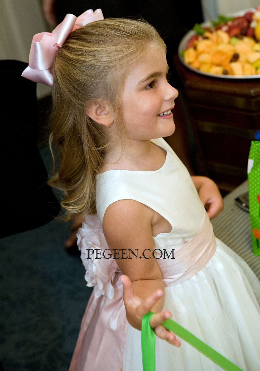 Model for Flower Girl Dress Style 313