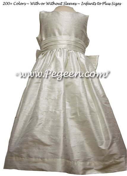 Flower Girl Dress style 318 in Antique White - one of 200+ colors