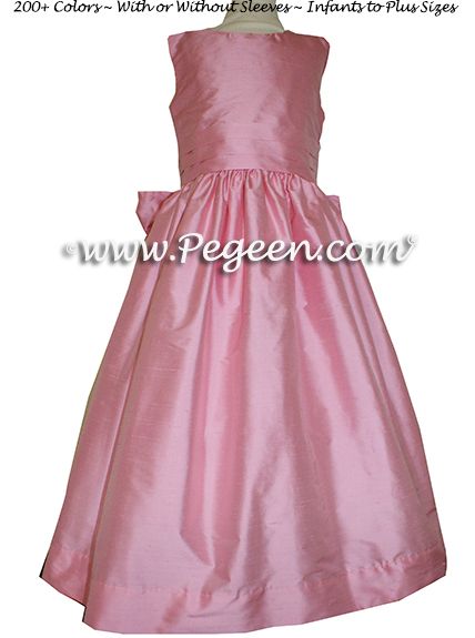 Flower Girl Dress style 318 in Bubblegum - one of 200+ colors