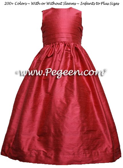 Flower Girl Dress style 318 in Rouge - one of 200+ colors