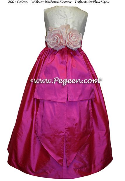 Flower Girl Dress Style 355 shown in Shock - one of 200+ colors