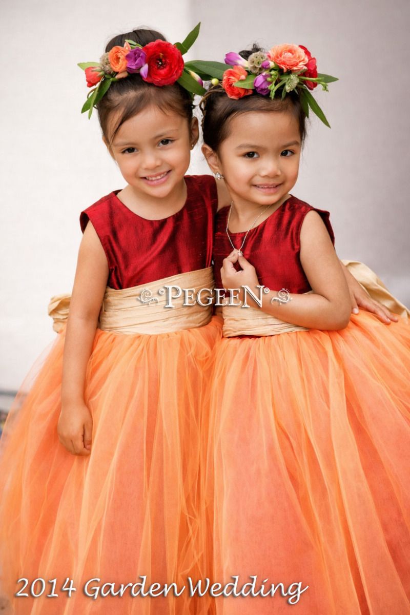 2014 Garden Wedding of the Year Style 402 Tulle Flower Girl Dress
